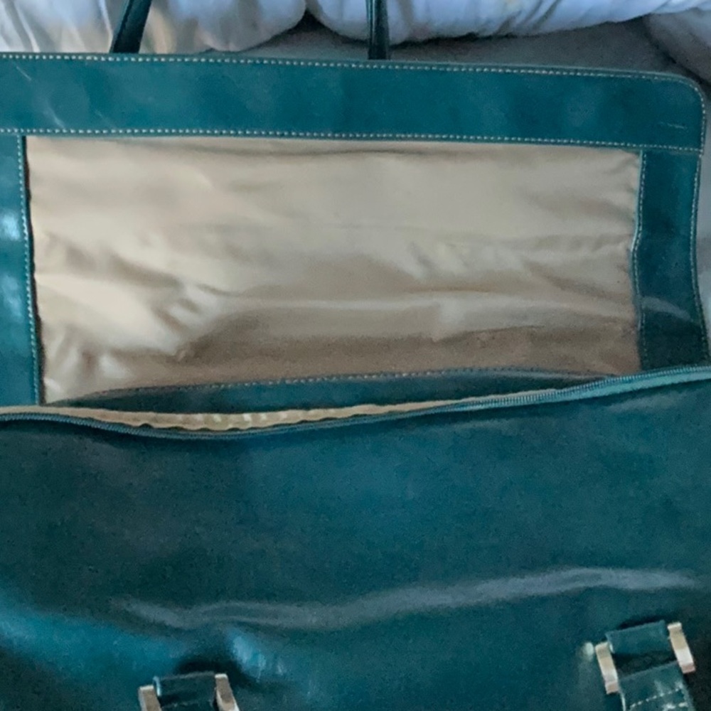 Buxton Teal Laptop Bag with organization pockets - Picture 6 of 7